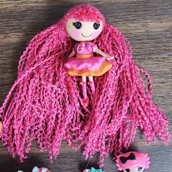 Mini Lalaloopsy Mint E. Stripes Peppermint Doll + More, Pets & Accessory Lot - Picture 4 of 10